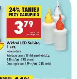 Biedronka Wkład LED Subito oferta