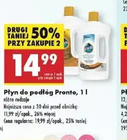 Biedronka Płyn do podłóg Pronto oferta