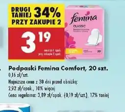 Biedronka Podpaski Femina Comfort oferta