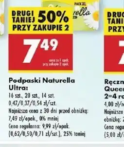 Biedronka Podpaski Naturella Ultra oferta