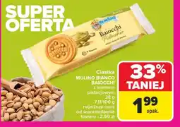 Carrefour Ciastka Mulino Bianco Baiocchi z kremem pistacjowym oferta