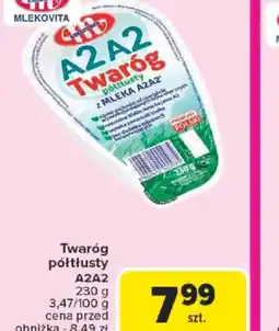 Carrefour Twaróg półtłusty A2A2 Mlekovita oferta