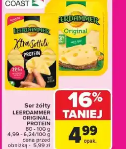 Carrefour Ser żółty Leerdammer oferta