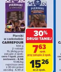 Carrefour Pierniki w czekoladzie Carrefour oferta