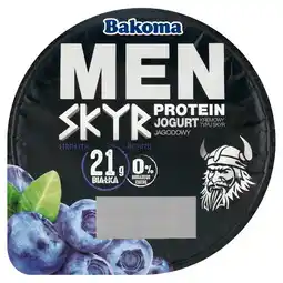 Carrefour Bakoma Men Jogurt kremowy typu skyr jagodowy 300 g oferta