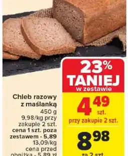 Carrefour Chleb razowy z maślanką oferta