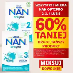 Lidl Wszystkie mleka nan optipro 2, 3, 4 lub 5 oferta