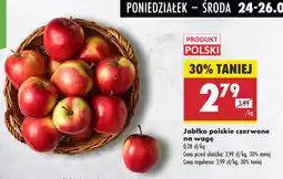 Biedronka Jabłko polskie czerwone na wagę oferta