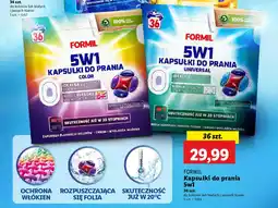 Lidl FORMIL Kapsułki do prania 5w1 oferta