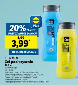 Lidl CIEN MEN Żel pod prysznic oferta