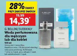 Lidl G. BELLINI/SUDDENLY Woda perfumowana dla mężczyzn lub dla kobiet oferta