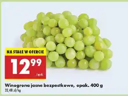 Biedronka Winogrona jasne bezpestkowe oferta