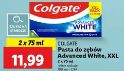 Lidl COLGATE Pasta do zębów Advanced White, XXL oferta