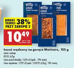 Biedronka Łosoś wędzony na gorąco Marinero oferta