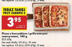 Biedronka Pizza z kurczakiem i grillowanymi warzywami oferta