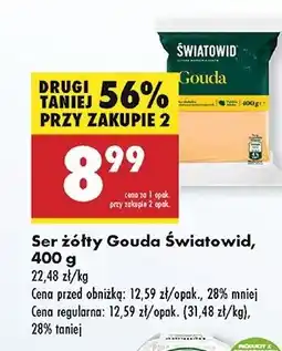 Biedronka Ser gouda Światowid oferta