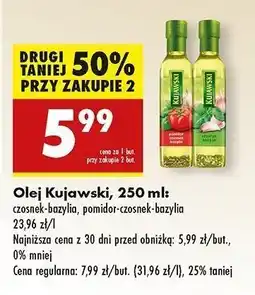 Biedronka Olej pomidor czosnek bazylia Kujawski Ze Smakiem oferta