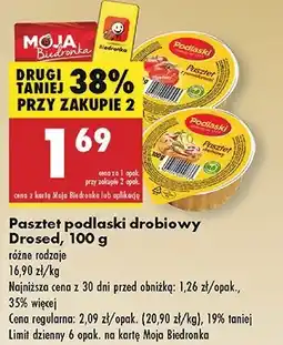 Biedronka Pasztet z pomidorami Drosed Podlaski oferta