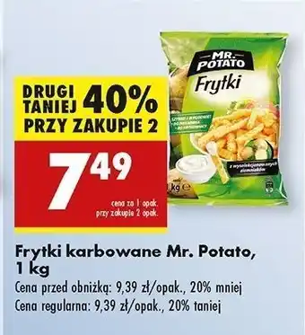 Biedronka Frytki karbowane Mr. Potato oferta