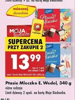 Biedronka Czekoladki śmietankowe E. Wedel Ptasie Mleczko oferta