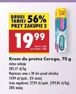 Biedronka Krem mocujący do protez Corega Ochrona Dziąseł oferta