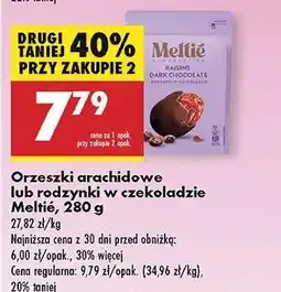 Biedronka Rodzynki w czekoladzie Meltie oferta