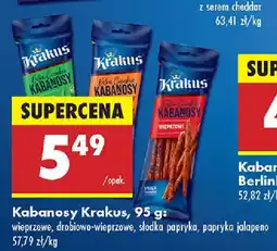 Biedronka Kabanosy Krakus oferta