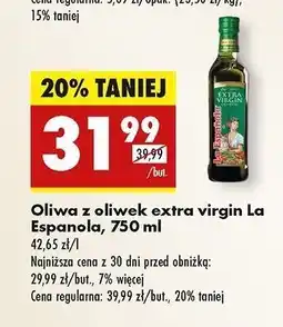 Biedronka Oliwa extra virgin La Espanola oferta