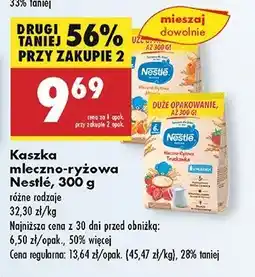 Biedronka Kaszka mleczno-ryżowa morela Nestle oferta