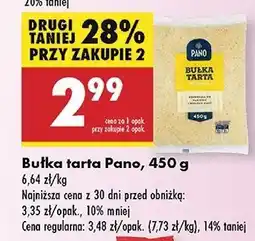 Biedronka Bułka tarta Pano oferta