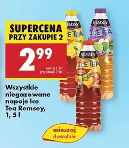 Biedronka Napój z ekstraktem czarnej herbaty bergamot Remsey Ice Tea oferta