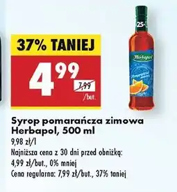 Biedronka Syrop pomarańczowy Herbapol oferta