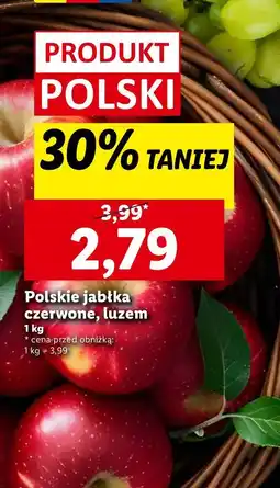 Lidl Jabłka czerwone oferta