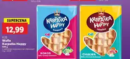 Lidl Wafelki kokosowe Karpatka Happy oferta