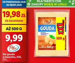 Lidl Ser gouda xxl Pilos oferta