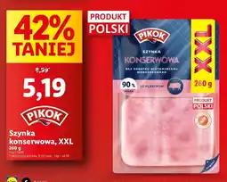 Lidl Szynka konserwowa wieprzowa Pikok oferta