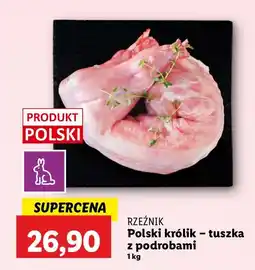 Lidl Królik tusza bez antybiotyków Rzeźnik Codzienna Dostawa oferta