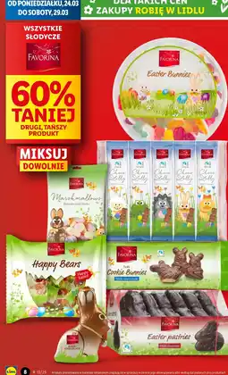 Lidl Żelki świąteczne misie Favorina oferta