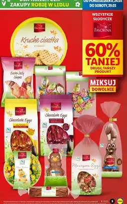 Lidl Kurczaczki z czekolady mlecznej Favorina oferta