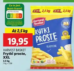 Lidl Frytki proste Harvest Basket oferta