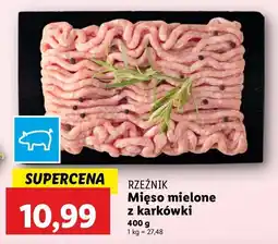 Lidl Mięso mielone wieprzowe z karkówki Rzeźnik Codzienna Dostawa oferta