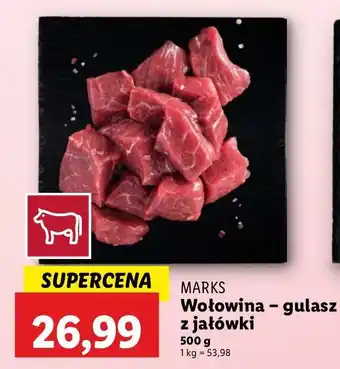 Lidl Gulasz z jałówki Mark's oferta