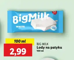 Lidl Lód śmietankowy Algida Big Milk oferta