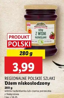 Lidl Dżem z czarnej porzeczki Regionalne Szlaki oferta