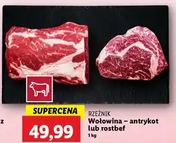 Lidl Stek z rostbefu wołowego Rzeźnik Codzienna Dostawa oferta