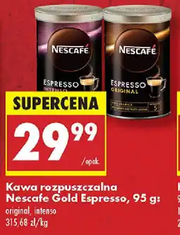 Biedronka Kawa rozpuszczalna Nescafe Gold Espresso oferta