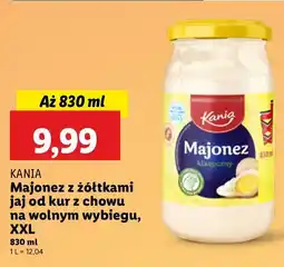 Lidl Majonez klasyczny Kania oferta