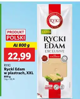 Lidl Ser rycki edam Ryki oferta