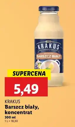 Lidl Barszcz biały Krakus Maspex oferta