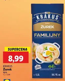 Lidl Żurek Krakus Maspex oferta